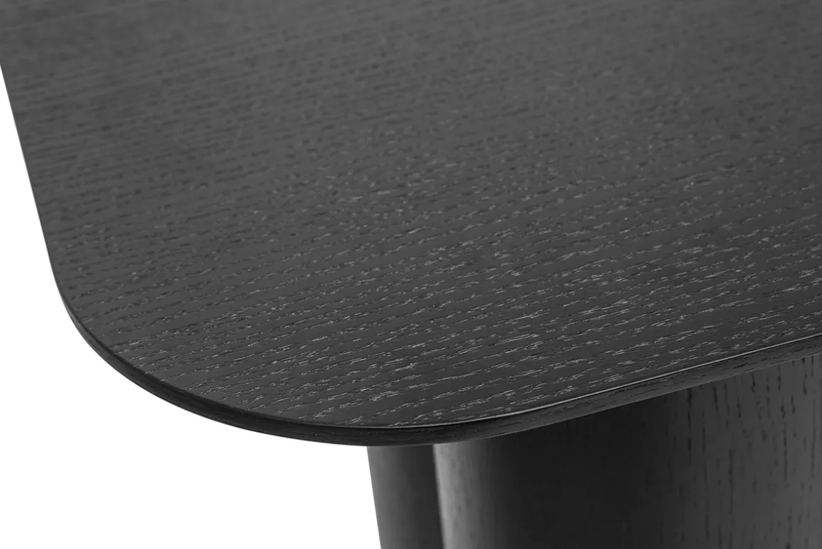 Miliboo Console-Console design en bois noir L100 cm FOLEEN