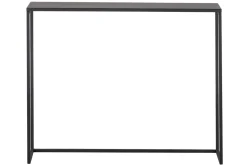 Miliboo Console|Meuble D'entrée-Console industrielle en métal noir L100 cm KARL