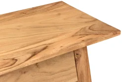 Miliboo Console-Console naturelle avec tiroir en bois massif L90 cm FRANKLIN