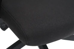 Miliboo Fauteuil De Bureau|Fauteuil De Bureau Petit Prix-Fauteuil de bureau à roulettes design noire en tissu et métal CHUCK