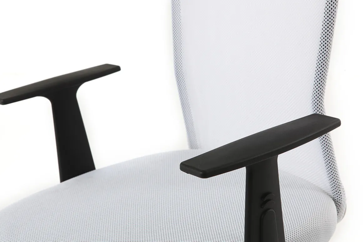 Miliboo Fauteuil De Bureau|Fauteuil De Bureau Petit Prix-Fauteuil de bureau à roulettes design en mesh blanc et acier chromé PLUZ