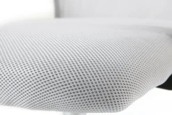 Miliboo Fauteuil De Bureau|Fauteuil De Bureau Petit Prix-Fauteuil de bureau à roulettes design en mesh blanc et acier chromé PLUZ