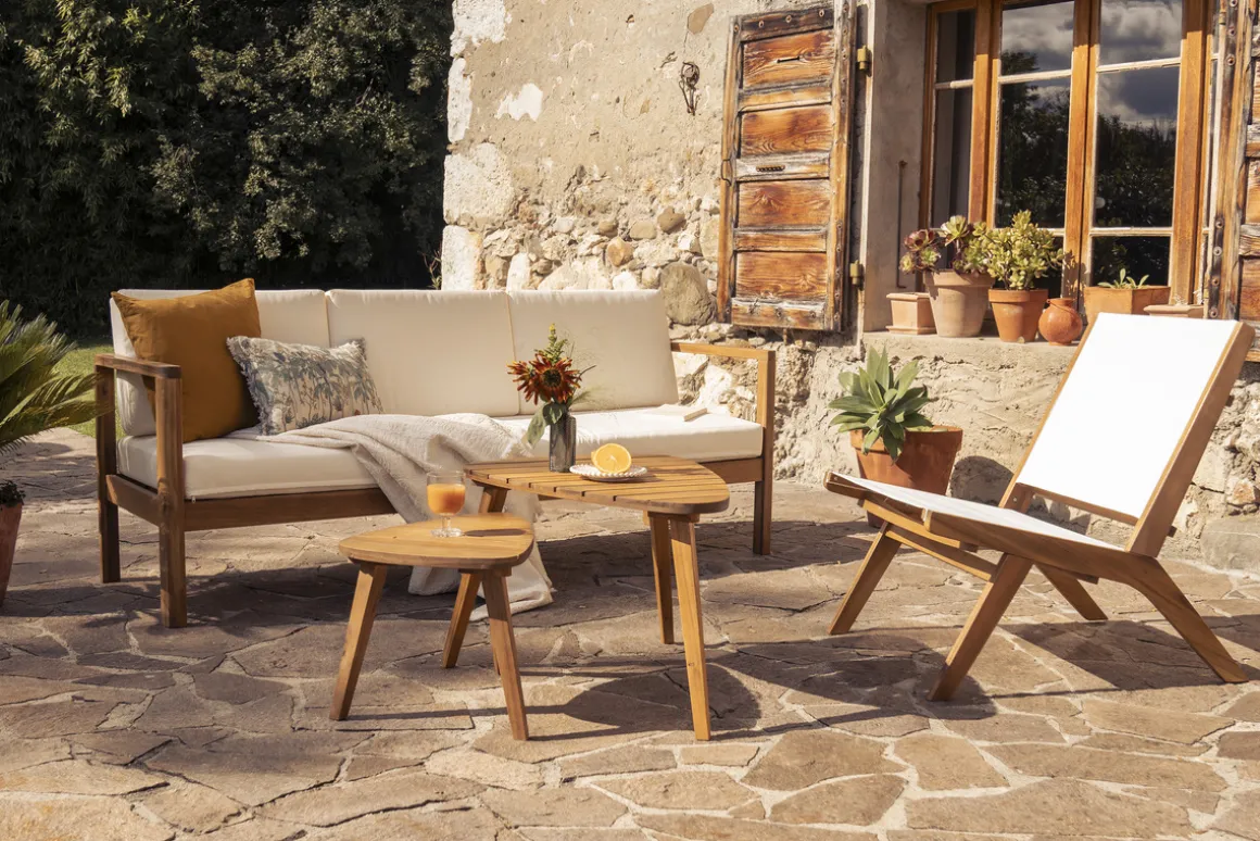 Miliboo Chaise De Jardin-Fauteuil lounge de jardin en bois massif MALIBU