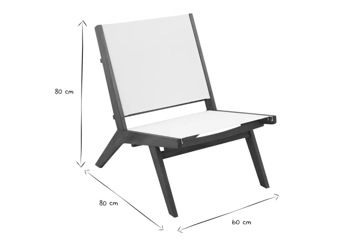 Miliboo Chaise De Jardin-Fauteuil lounge de jardin en bois massif MALIBU