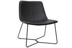 Miliboo Fauteuil Design|Voir Tous Les Fauteuils-Fauteuil noir SANTI
