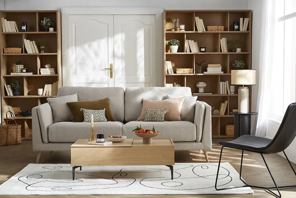 Miliboo Fauteuil Design|Voir Tous Les Fauteuils-Fauteuil noir SANTI