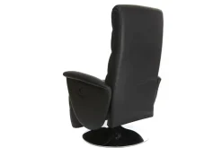 Miliboo Fauteuil Relax|Voir Tous Les Fauteuils-Fauteuil relax manuel noir NELSON