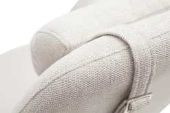 Miliboo Fauteuil Design|Voir Tous Les Fauteuils-Fauteuil scandinave en tissu beige et bois clair MANIA