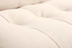 Miliboo Fauteuil Design|Voir Tous Les Fauteuils-Fauteuil scandinave en tissu beige et bois clair YUMI