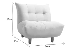 Miliboo Fauteuil Design|Voir Tous Les Fauteuils-Fauteuil scandinave en tissu beige et bois clair YUMI