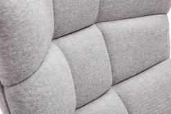 Miliboo Fauteuil Design|Voir Tous Les Fauteuils-Fauteuil scandinave en tissu effet velours texturé gris clair et bois clair BRODY