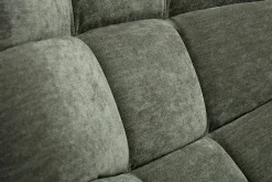 Miliboo Fauteuil Design|Voir Tous Les Fauteuils-Fauteuil scandinave en tissu effet velours vert kaki et bois clair BRODY