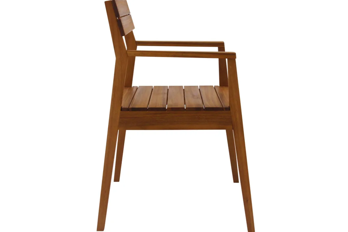 Miliboo Chaise De Jardin-Fauteuils de jardin en bois massif (lot de 2) CANOPEE