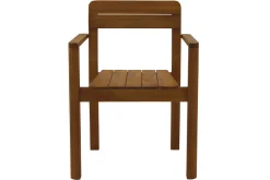 Miliboo Chaise De Jardin-Fauteuils de jardin en bois massif (lot de 2) AKIS