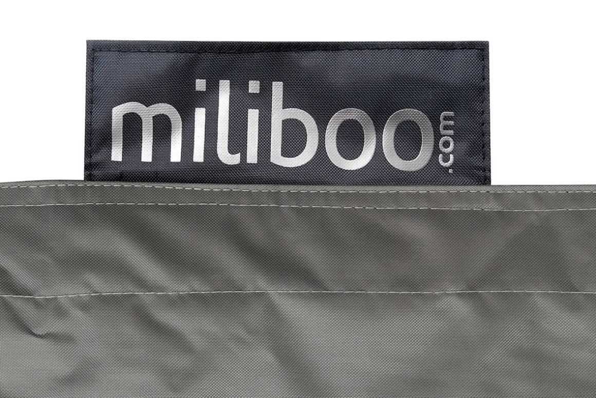 Miliboo Pouf|Pouf-Housse de pouf géant gris clair BIG MILIBAG