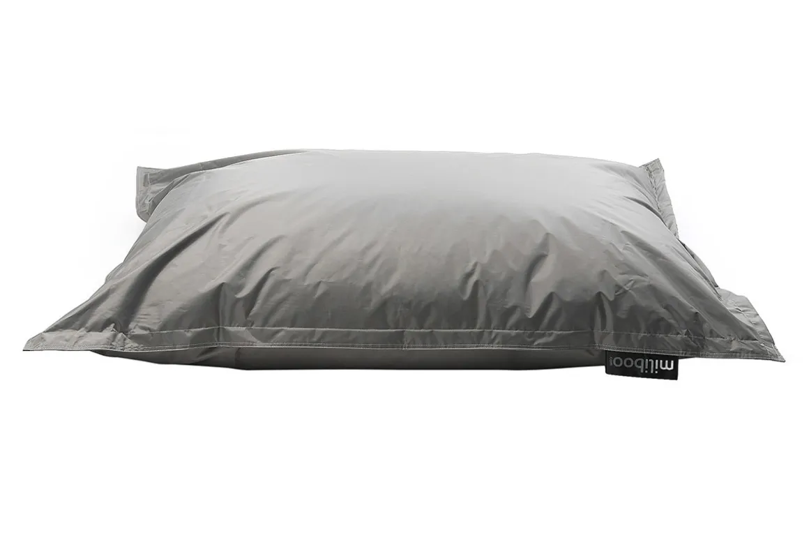 Miliboo Pouf|Pouf-Housse de pouf géant gris clair BIG MILIBAG