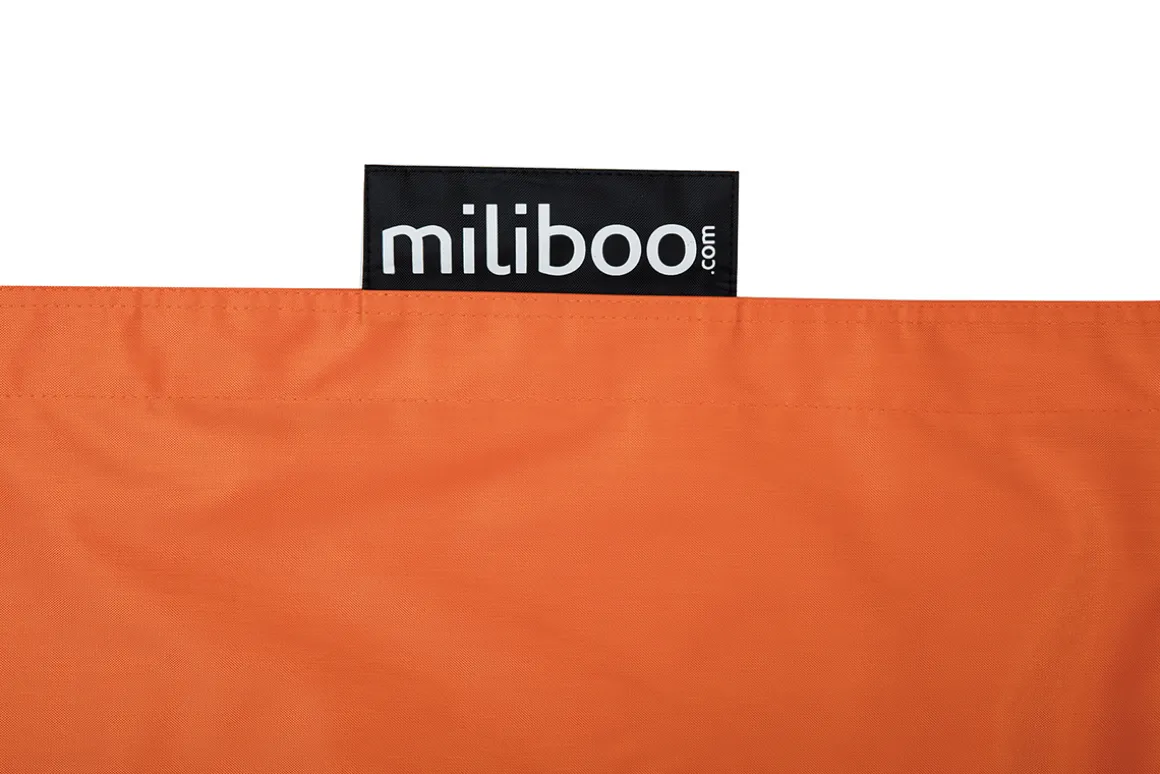 Miliboo Pouf|Pouf-Housse de pouf géant orange BIG MILIBAG