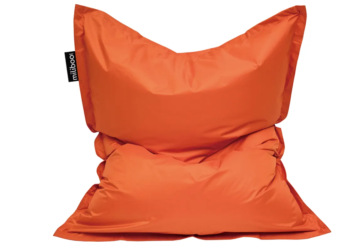 Miliboo Pouf|Pouf-Housse de pouf géant orange BIG MILIBAG