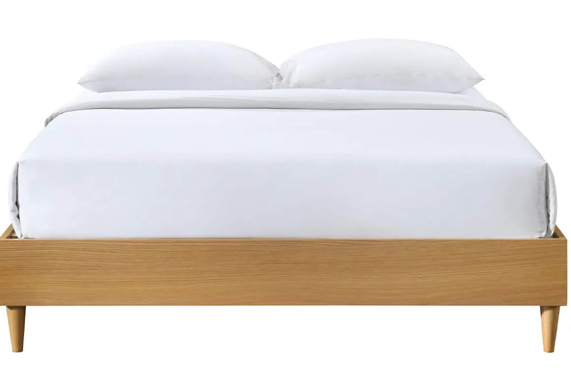 Miliboo Lit Adulte-Lit 2 places 160x200 cm bois clair AYO