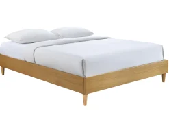 Miliboo Lit Adulte-Lit 2 places 160x200 cm bois clair AYO