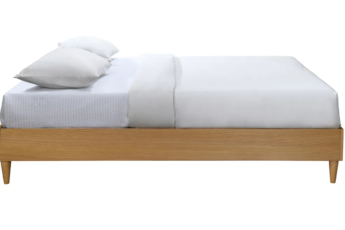 Miliboo Lit Adulte-Lit 2 places 160x200 cm bois clair AYO