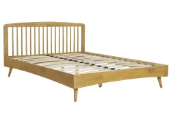 Miliboo Lit Adulte-Lit 2 places 160x200 en bois TERRY