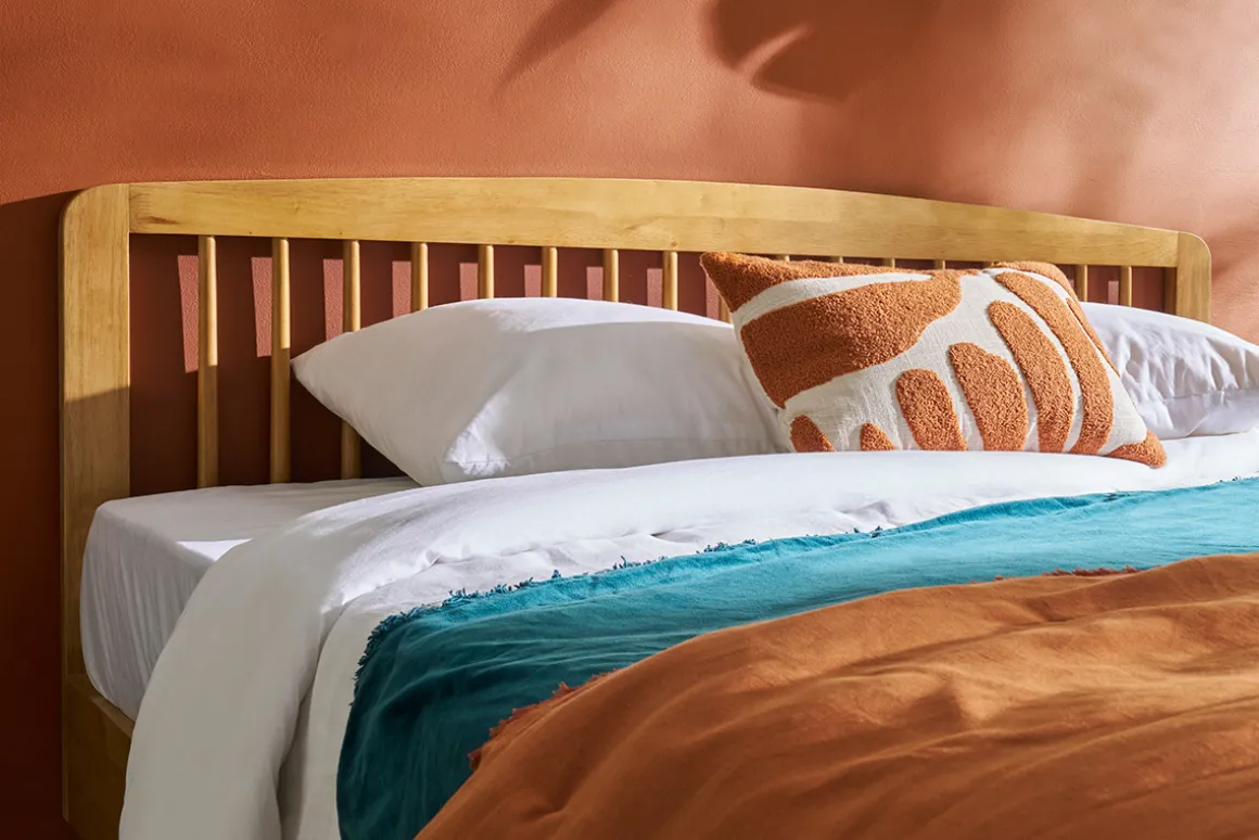 Miliboo Lit Adulte-Lit 2 places 160x200 en bois TERRY