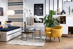 Miliboo Lit Enfant|Lit Enfant-Lit gigogne blanc mat 90x190 cm MACCO