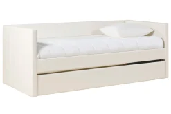 Miliboo Lit Adulte|Lit Enfant-Lit gigogne blanc 90x190 cm ELIE