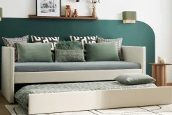 Miliboo Lit Adulte|Lit Enfant-Lit gigogne blanc 90x190 cm ELIE