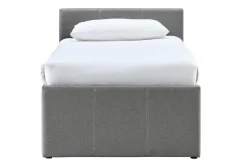 Miliboo Lit Enfant|Lit Enfant-Lit gigogne gris 90x190 cm MACCO