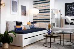 Miliboo Lit Enfant|Lit Enfant-Lit gigogne gris 90x190 cm MACCO