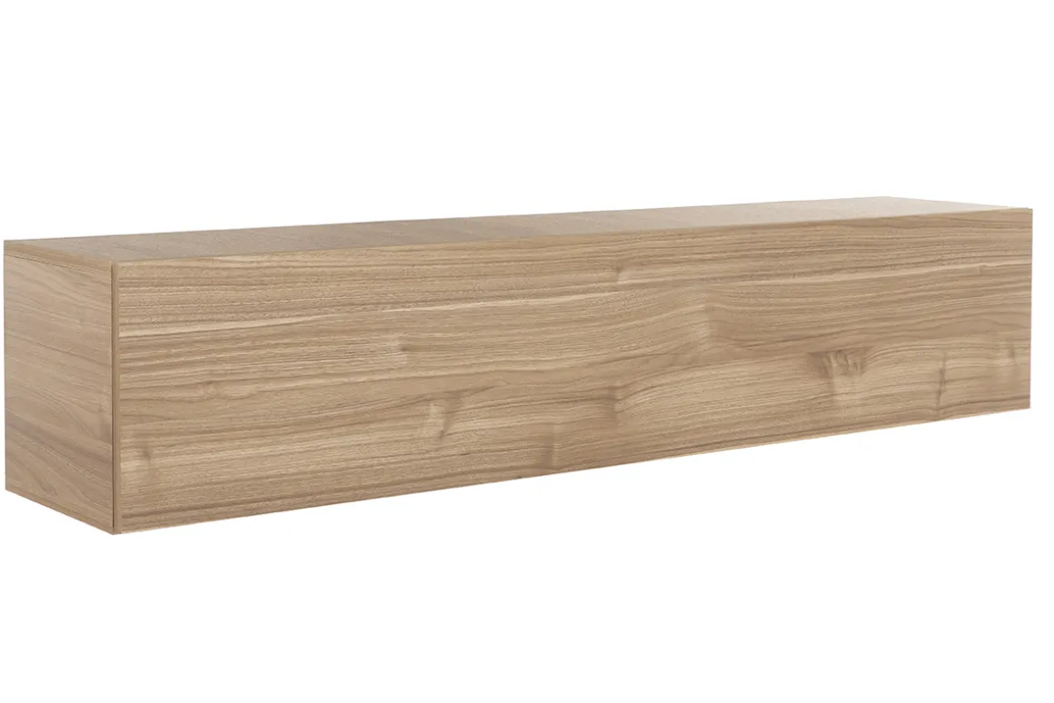 Miliboo Bibliothèque Et Étagère|Bibliothèque Et Étagère-Élément mural TV horizontal en bois clair L138 cm ETERNEL