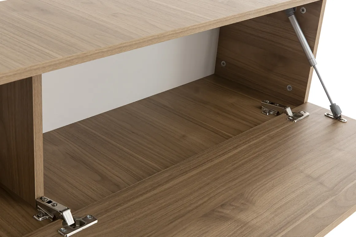 Miliboo Bibliothèque Et Étagère|Bibliothèque Et Étagère-Élément mural TV horizontal en bois clair L138 cm ETERNEL