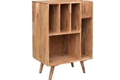 Miliboo Bibliothèque Et Étagère|Bibliothèque Et Étagère-Meuble de rangement vinyles en bois massif L65 cm VIRGILE