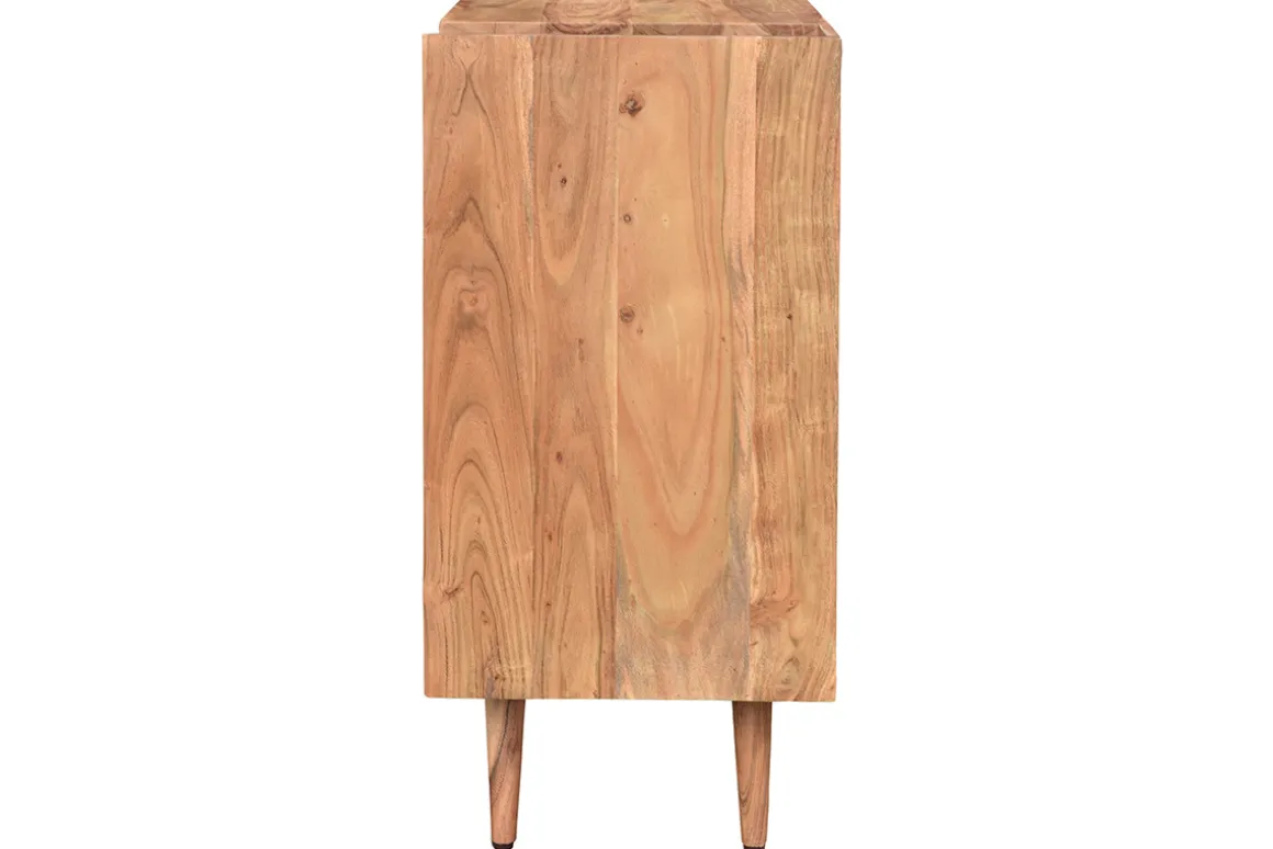 Miliboo Bibliothèque Et Étagère|Bibliothèque Et Étagère-Meuble de rangement vinyles en bois massif L65 cm VIRGILE