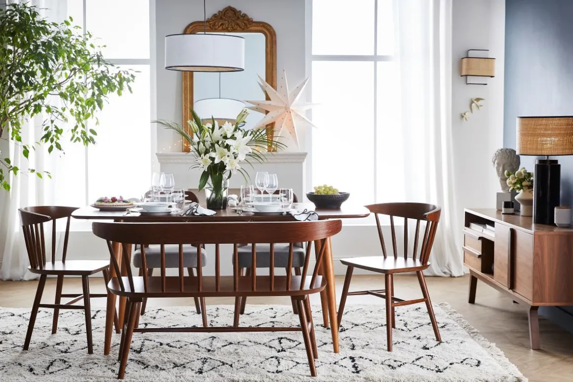 Miliboo Meuble Tv Design-Meuble TV - Buffet vintage bois foncé noyer L160 cm VOLVER