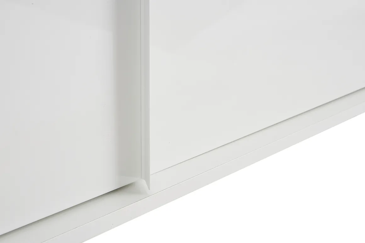 Miliboo Meuble Tv Design-Meuble TV design finition blanc brillant L205 cm NEMA