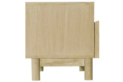 Miliboo Meuble Tv Design-Meuble TV en bois clair et cannage rotin L120 cm GALINA