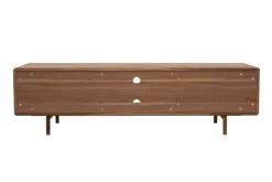 Miliboo Meuble Tv Design-Meuble TV en bois foncé noyer 1portes 2 tiroirs L180 cm SUVA