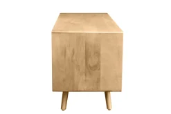 Miliboo Meuble Tv Design-Meuble TV en bois manguier massif et cannage rotin L110 cm ACANGE