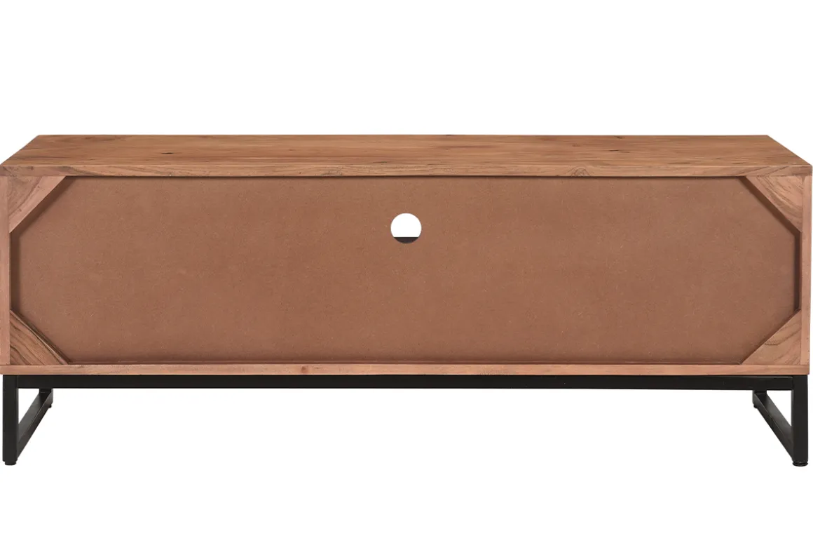 Miliboo Meuble Tv Design-Meuble TV en bois massif L135 cm HOORN