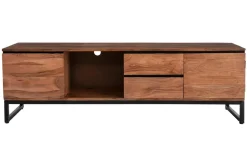Miliboo Meuble Tv Design-Meuble TV en bois massif L160 cm HOORN