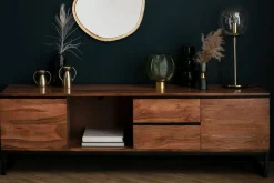 Miliboo Meuble Tv Design-Meuble TV en bois massif L160 cm HOORN