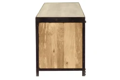 Miliboo Meuble Tv Design-Meuble TV industriel en bois manguier massif L178 cm INDUSTRIA