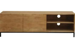 Miliboo Meuble Tv Design-Meuble TV industriel en bois manguier massif et métal L145 cm YPSTER