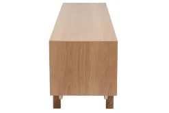 Miliboo Meuble Tv Design-Meuble TV scandinave bois clair chêne 2 portes 2 tiroirs L180cm SID