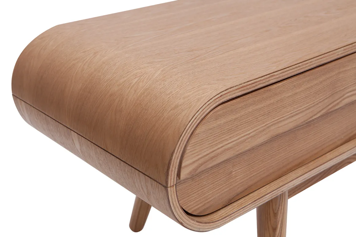 Miliboo Meuble Tv Design-Meuble TV scandinave en bois clair 2 tiroirs L150 cm BALTIK