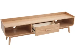 Miliboo Meuble Tv Design-Meuble TV scandinave en bois clair L180 cm HALLEN