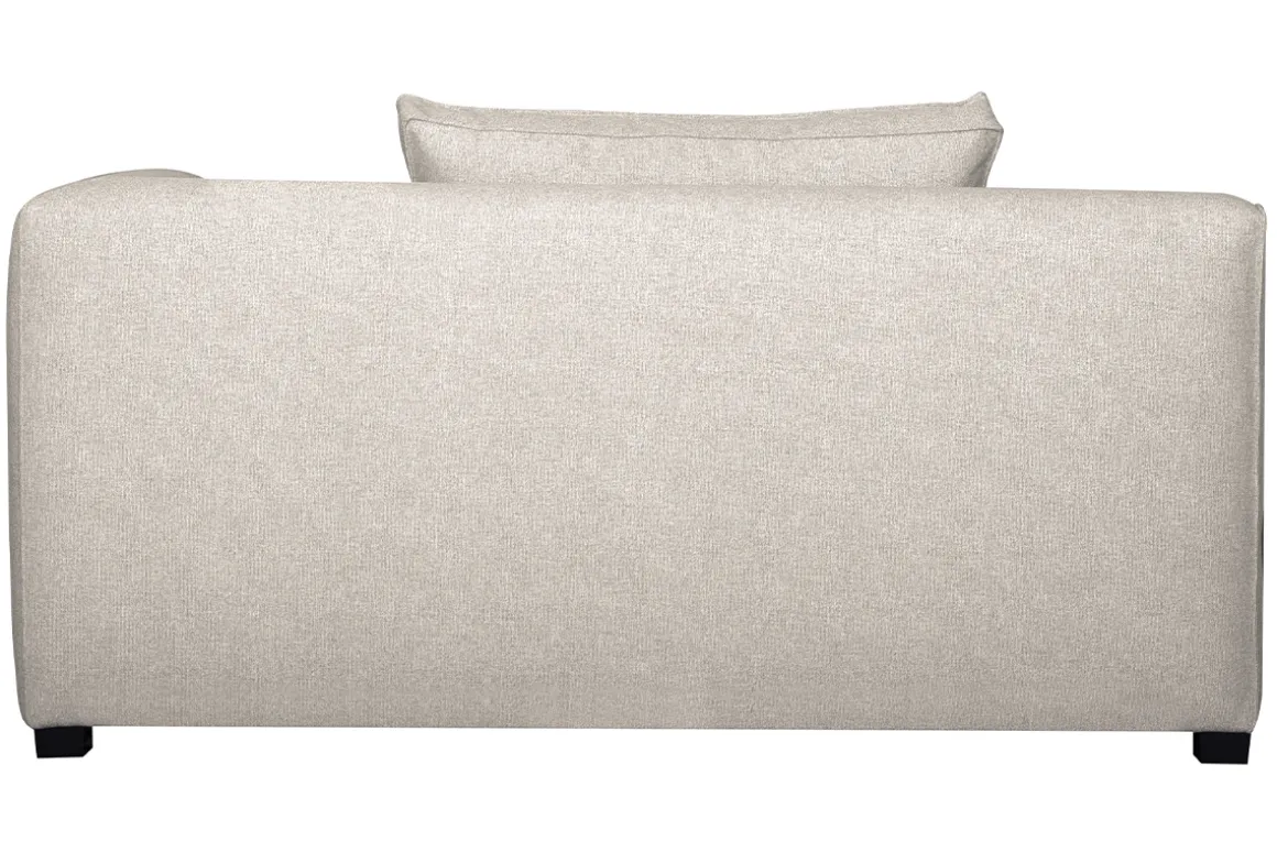 Miliboo Canapé D'angle|Voir Tous Les Canapés-Module d'angle droit pour canapé en tissu beige naturel PLURIEL